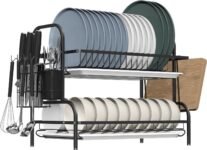 BRAQ 2 Tier Dish Racks for Kitchen Counter $13.18