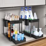 DOFIMATE 2 Pack Under Sink Organizers and Storage $21.10