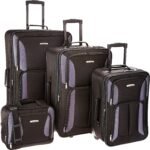 Rockland 4 Piece Luggage Set  (14″/19″/24″/28″) $54.96 (reg $219.00)