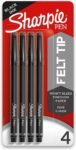Sharpie Fine Point (0.4mm) Felt Tip Pens (Black) $4.03
