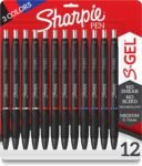 12 Count SHARPIE S-Gel Pens (0.7mm) $9.99