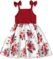 Girls summer casual dresses for 3-12 years multi color