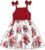 Girls summer casual dresses for 3-12 years multi color