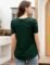 Traleubie Womens Summer Puff T Shirt V Neck Casual Tunic Top $7.49