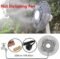 Spray Ring Misting Fan Kit Cool Patio Breeze for Outdoor (No Fan)