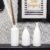 HUXNTN Ceramic Vase for Decor Set of 3 White $7.20